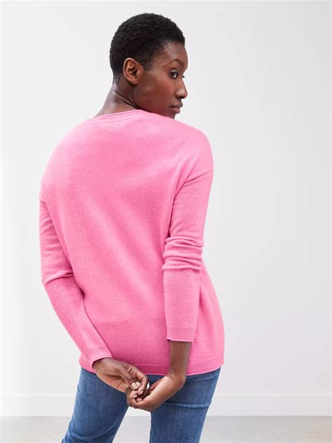 john lewis pink cashmere jumper.